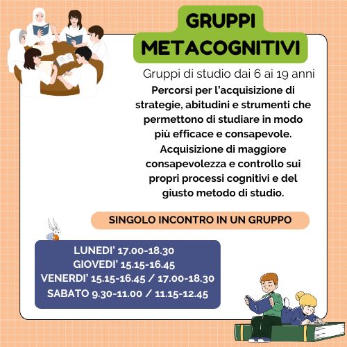 Gruppo Metacognitivo - incontro singolo